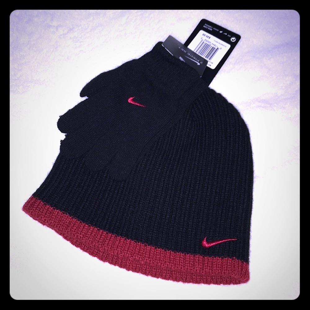 🚨🔥Nike Hat & Gloves 2pc Set🔥🚨
